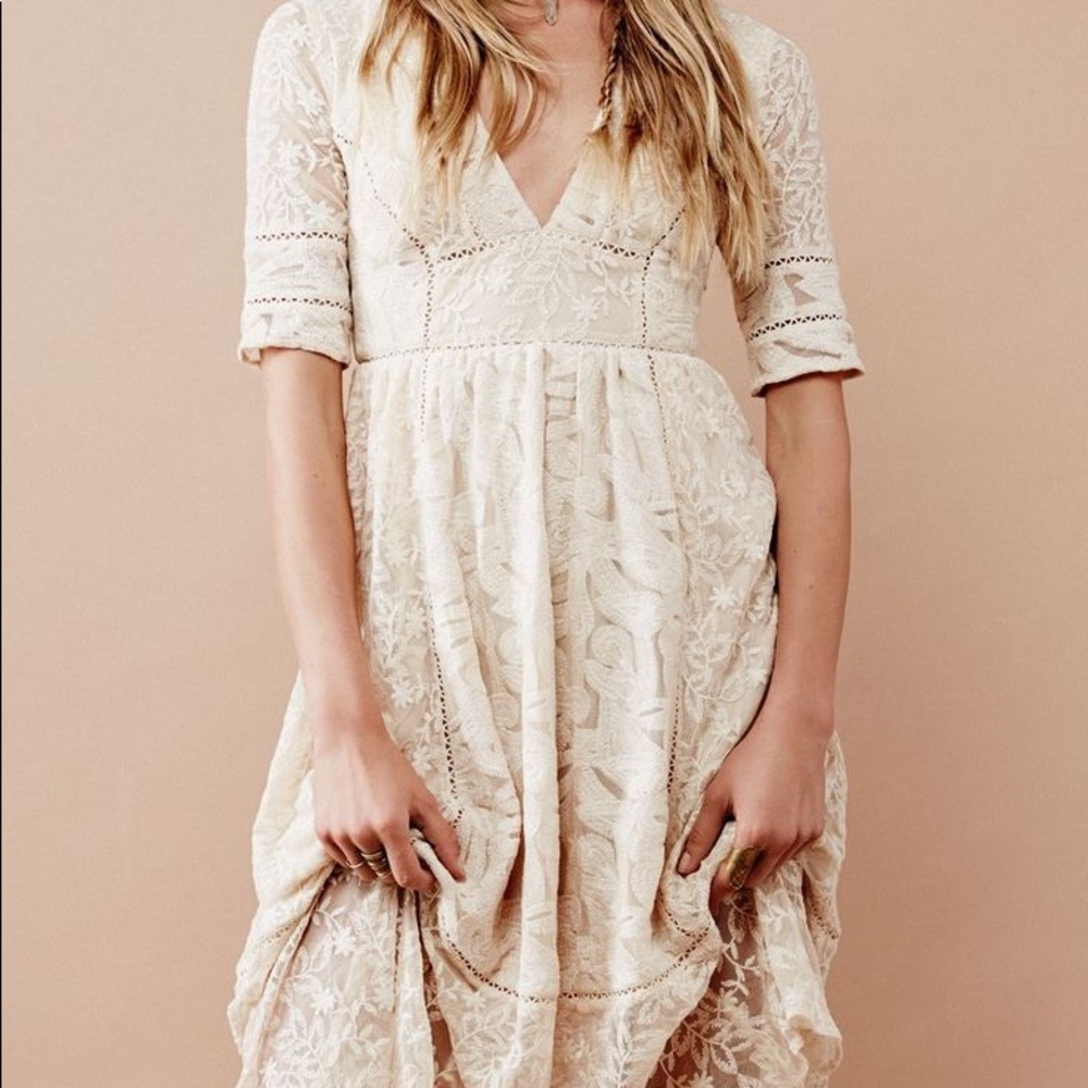 Free People Laurel Lace dress, size 2.